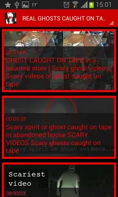 Horror Videos android App screenshot 1