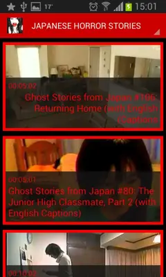 Horror Videos android App screenshot 2